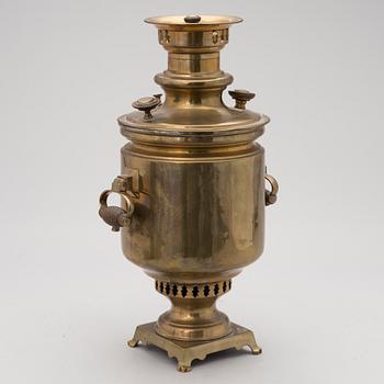 SAMOVAARI, messinkiä, Venäjä 1800-luvun loppu.