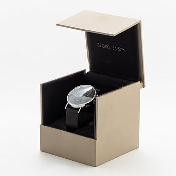 Henning Koppel, armbandsur, Georg Jensen, wristwatch, chronograph, 37 mm.