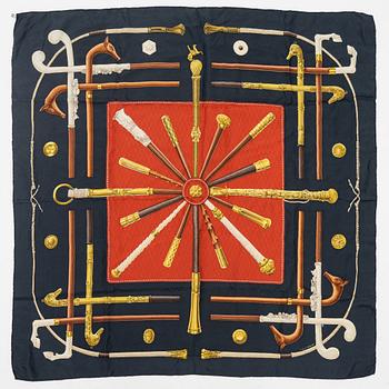 Hermès, scarf, "Cannes et Pommeaux".