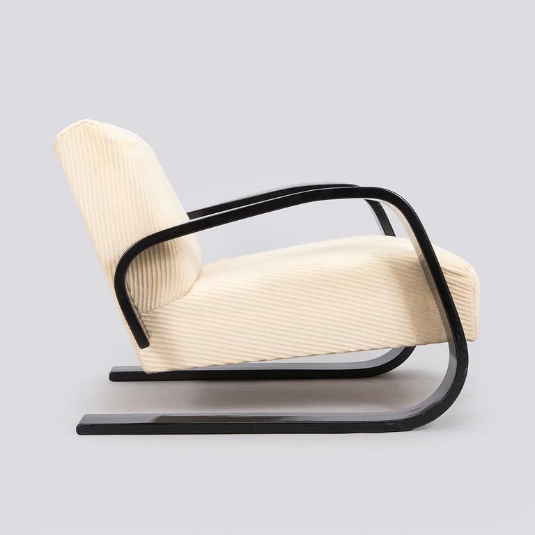 Alvar Aalto, fåtölj, "Tank chair" modell 400, Artek, 1970-tal.