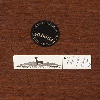 SEVERIN HANSEN, SIDOBORD, ett par, Haslev Møbelfabrik, Danmark 1960-tal.