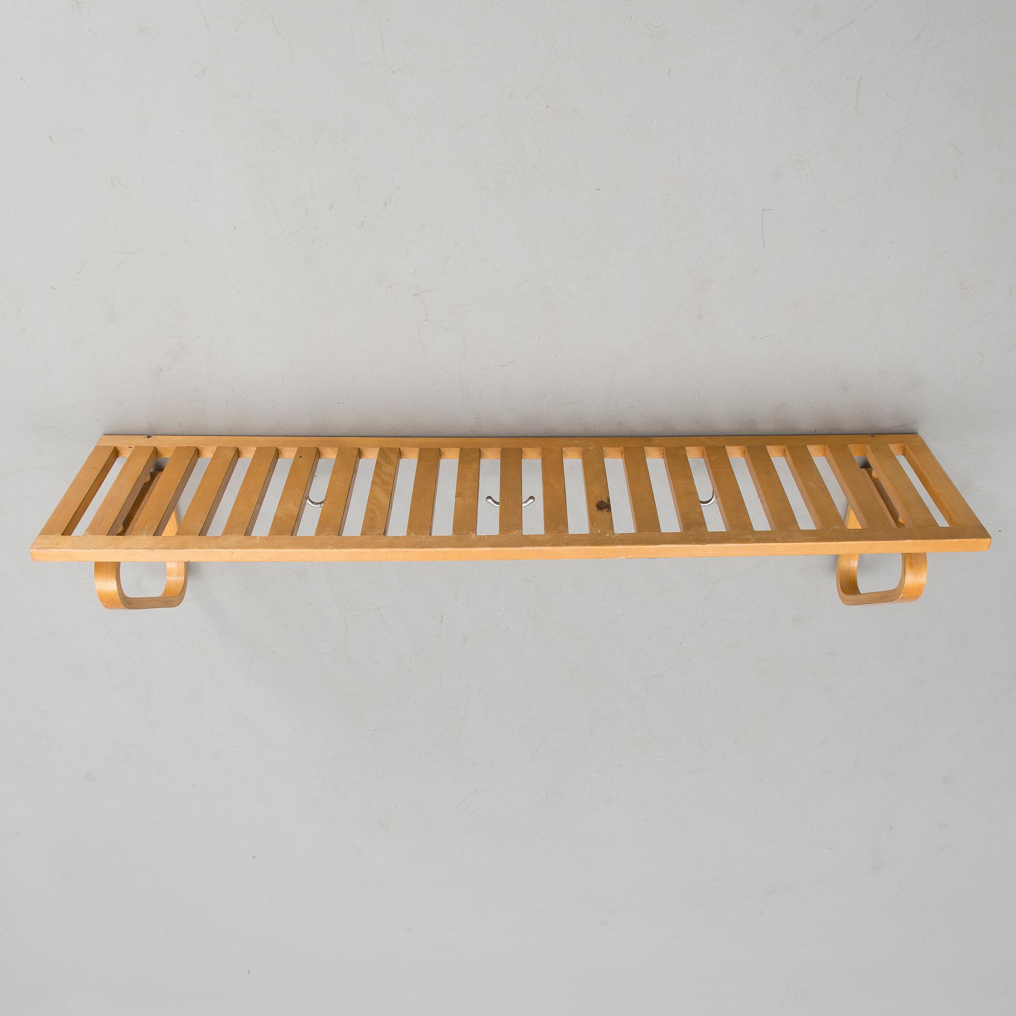 ALVAR AALTO, A COAT RACK. 1940-/50s.