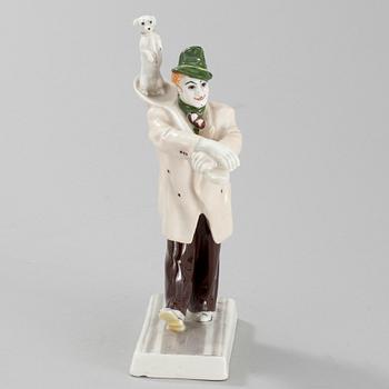 FIGURIN, porslin, Cirkuskonstnär, Sovjetunioinen.