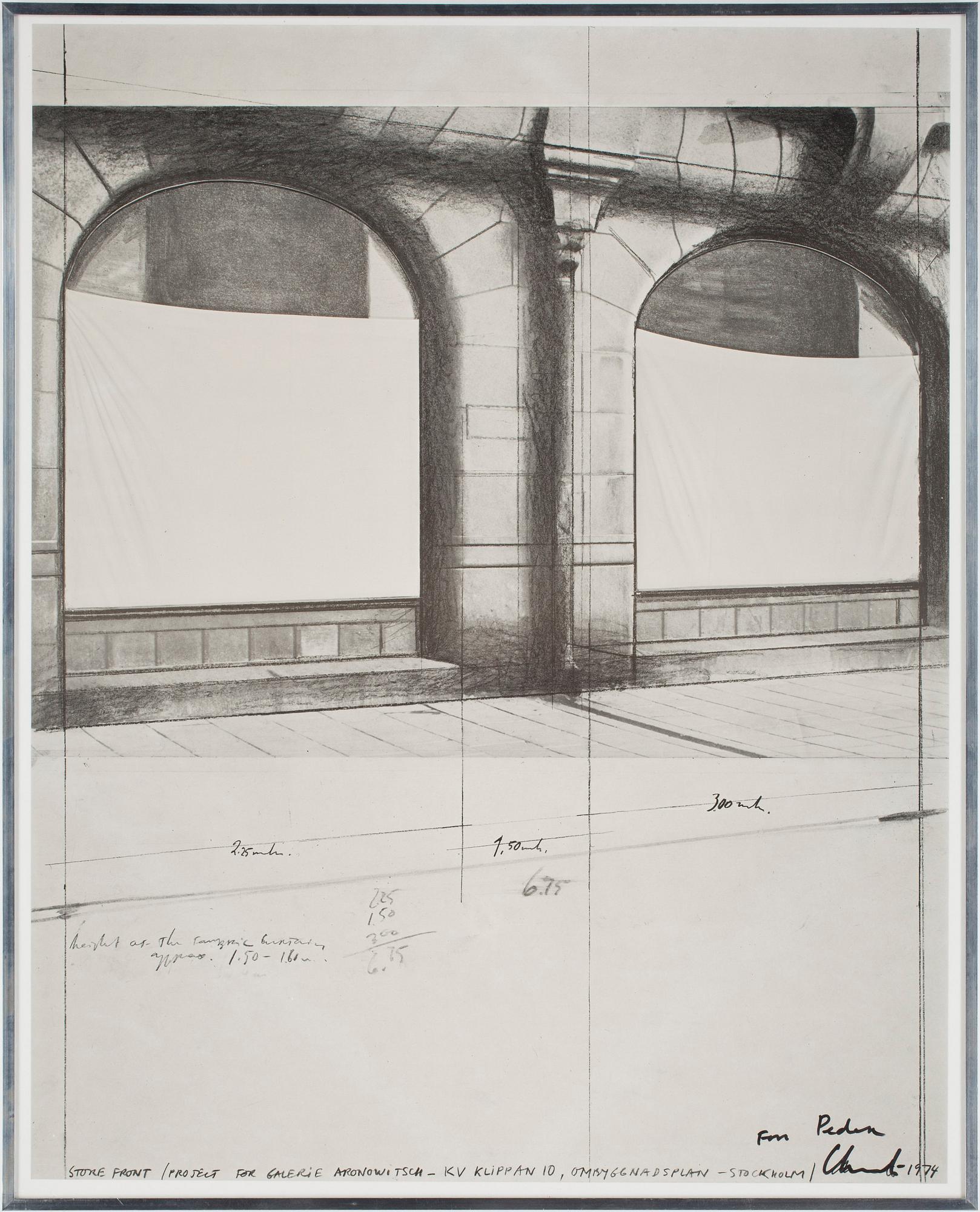 CHRISTO (USA), Affisch. Sign Christo.