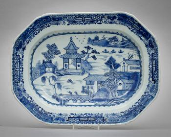 STEKFAT, porslin, Kina, 1700/1800-tal.