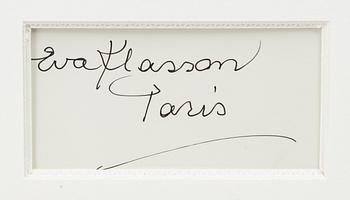 Eva Klasson, "Prise de nu à Paris", 1975-1976.