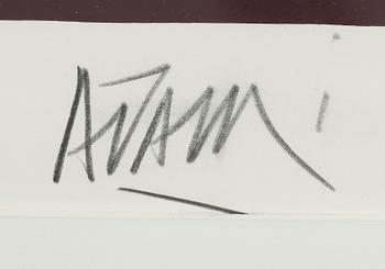 VALERIO ADAMI, färglitografi, sign, numr 98/140.