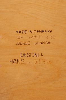 STOLAR, 4 st,"CH-30", Hans J. Wegner, Carl Hansen & Son, Danmark 1950-60-tal.