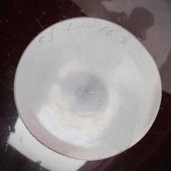 Vicke Lindstrand, a glass vase, Orrefors, Sweden, 1930s.