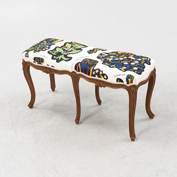 A rococo style bench, early 20th Century.