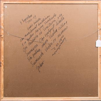 GEORG ENGESTRÖM, olja på skiva, signerad. Utförd 1987-89.