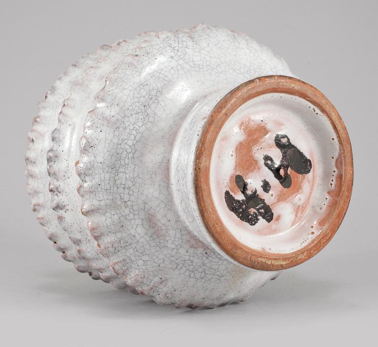 VAS, lergods, Hildur Haggård, monogramsignerad.