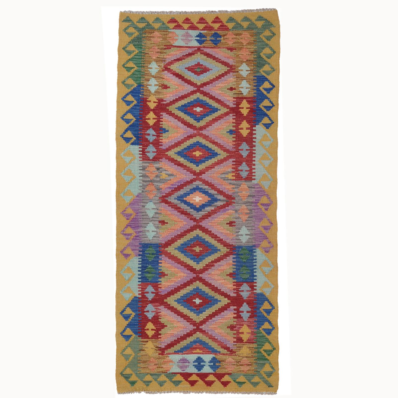 A runner, kilim, ca 187 x 78 cm.