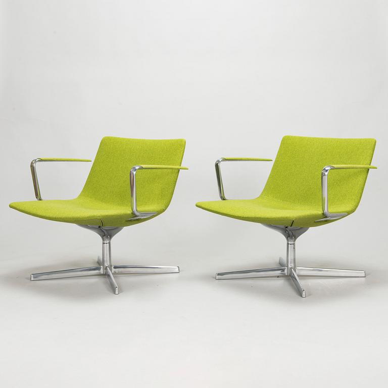 Lievore Altherr Molina, A pair of 'Catifa 60' chairs for Arper. Italy 21th century.