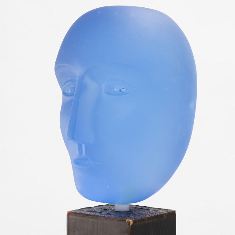 Bertil Vallien, a unique cast glass sculpture, Kosta Boda, Sweden.