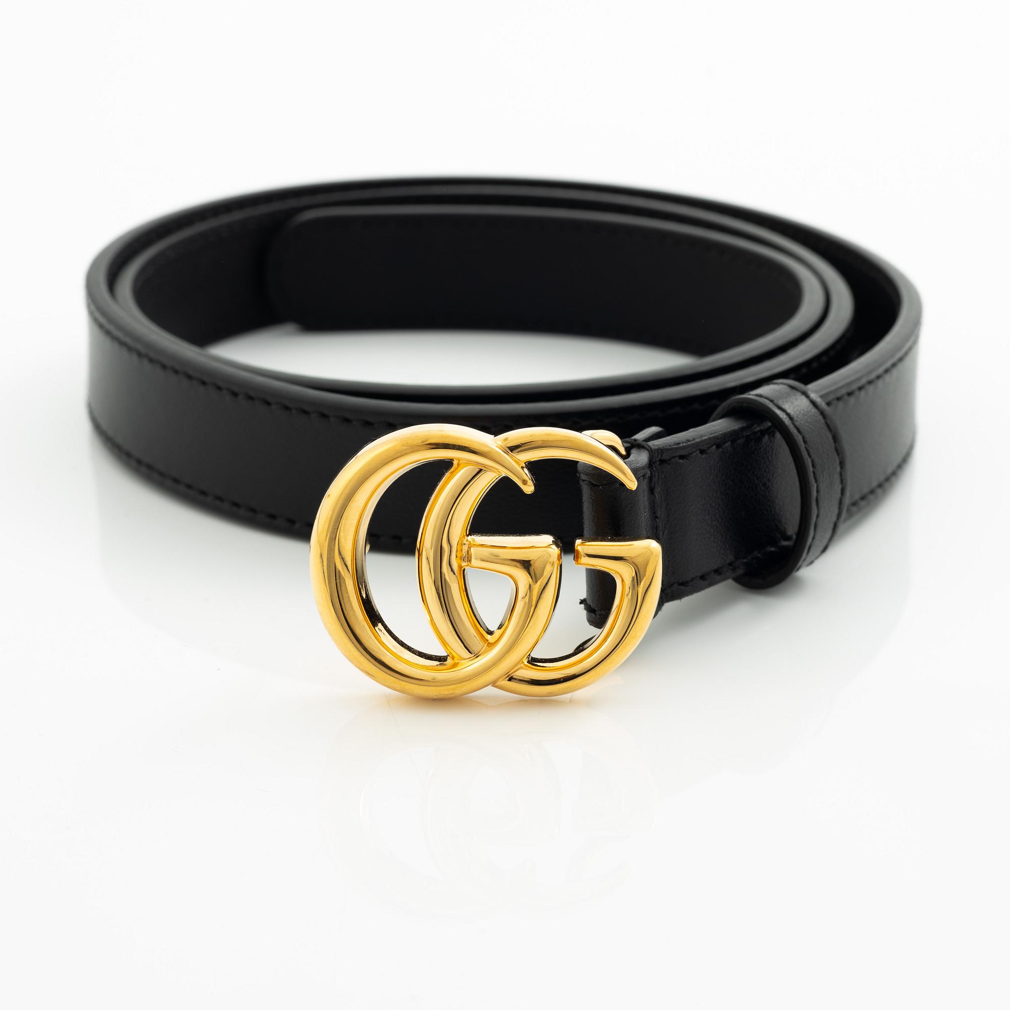 Gucci, skärp, storlek 75.