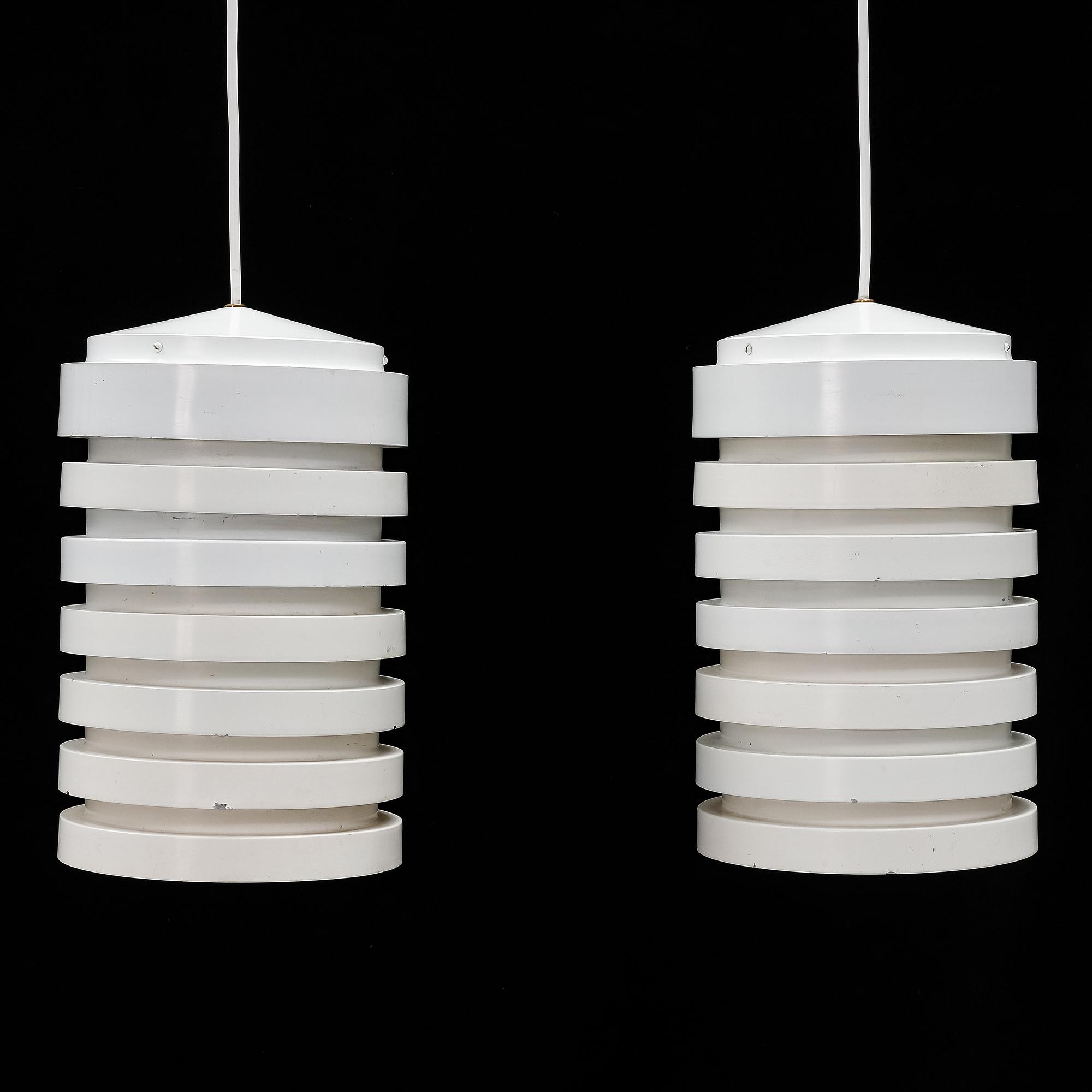 Hans-Agne Jakobsson, a pair of model T-487 ceiling lights, Markaryd.