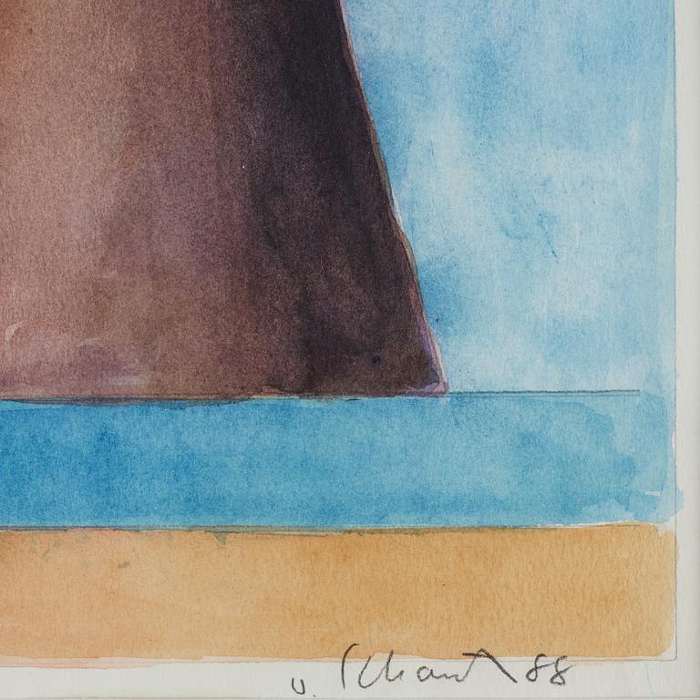 Philip von Schantz, water colour. Signed and dated -88.