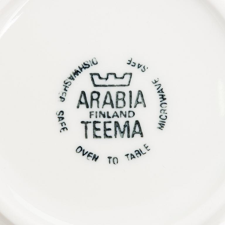 KAJ FRANCK, A 36-pieces set of "Teema". Marked Teema Arabia Finland.