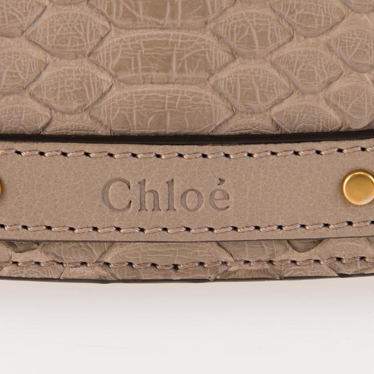 CHLOÉ Nile Bracelet Python Bag.