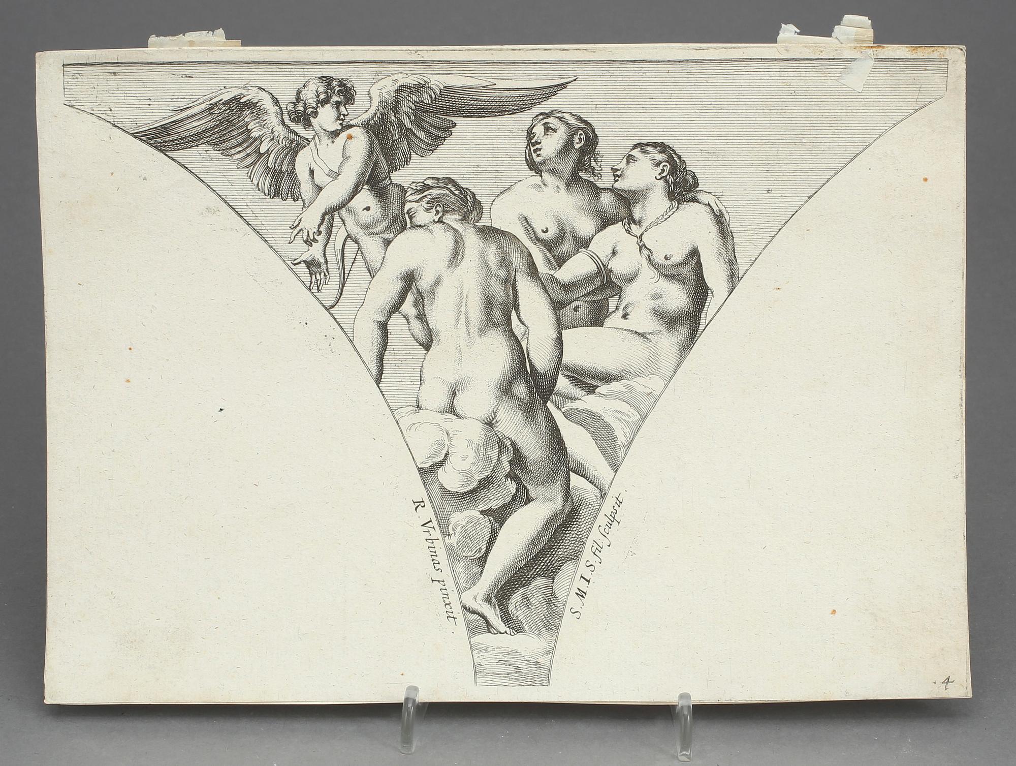 RAFAEL, efter, 1700, parti kopparstick, 10 st.