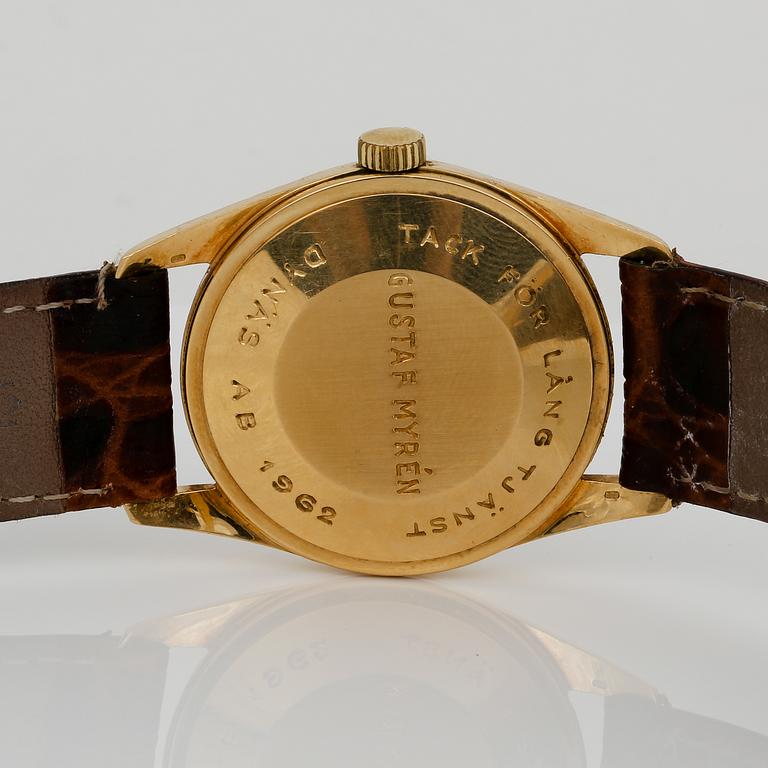 ARMBANDSUR, herr, 18K guld, gulddoublé och stål, Breitling Chronograph, Trans Ocean, Automatisk, Geneve, 1960-tals.