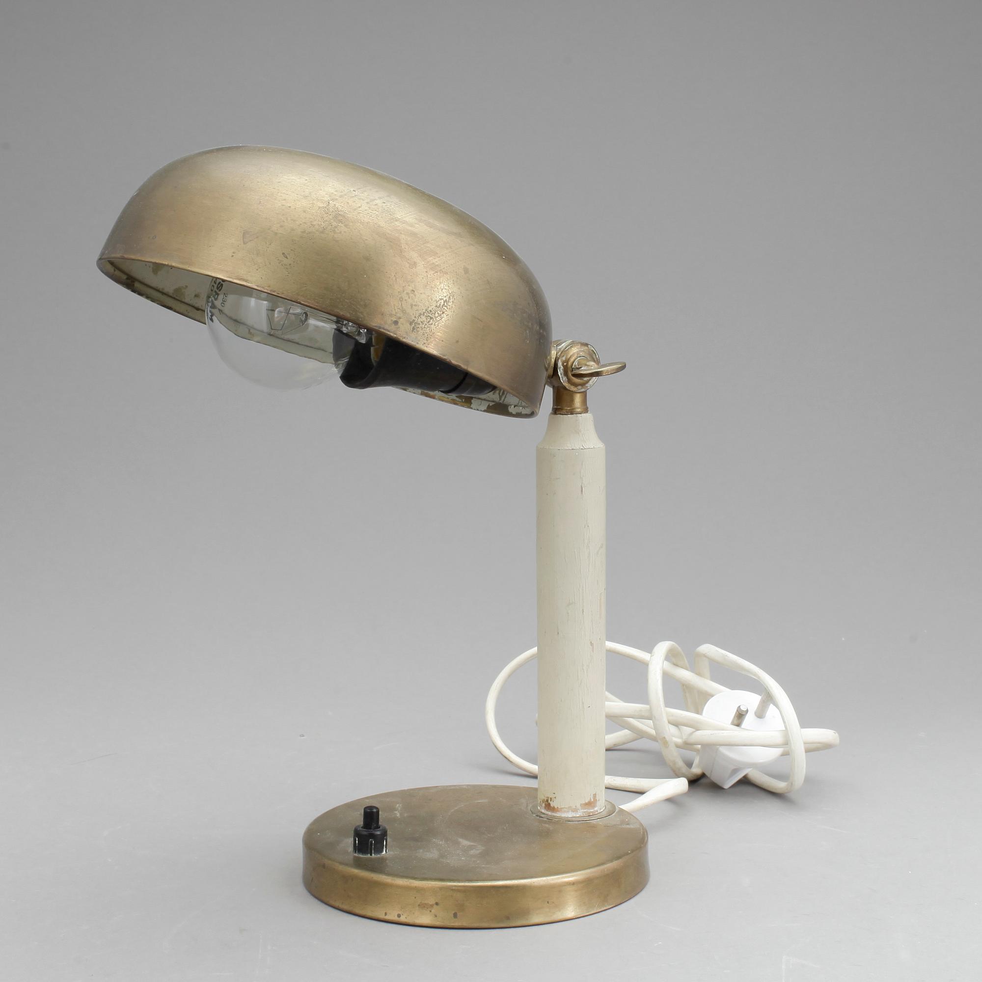 BORDSLAMPA, 1930-tal.