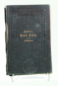 KARTBOK, "Stieler's hand atlas" 1863.
