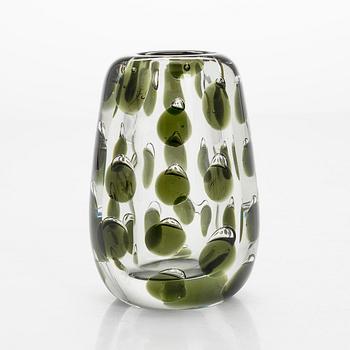 Saara Hopea, a 'Panther' vase, signed S. Hopea Nuutajärvi Notsjö -55.
