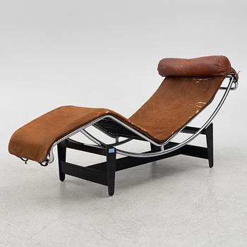 Le Corbusier, Pierre Jeanneret, Charlotte Perriand, vilstol, "LC4", Cassina, Italien, modellen formgiven 1928.