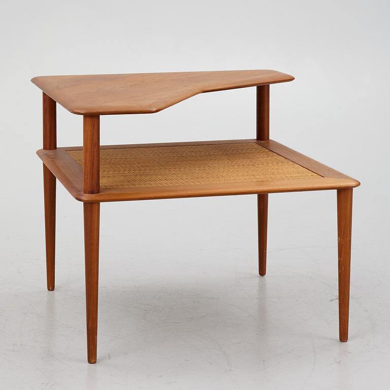 Peter Hvidt & Orla Mølgaard Nielsen, two 'Minerva' sofas and a coffee table, France & Son, Denmark, 1960's.