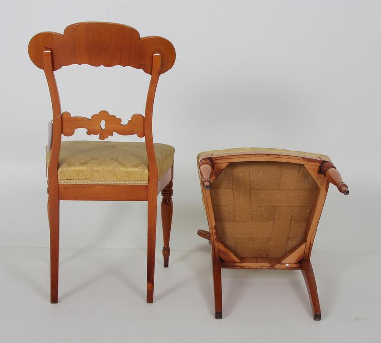 STOLAR, ett par, empirestil, 1900-tal.