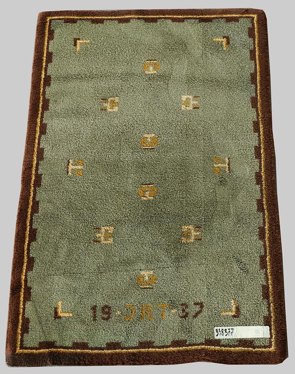 MATTA, flossa, märkt JRT 1937. 185 x 125.