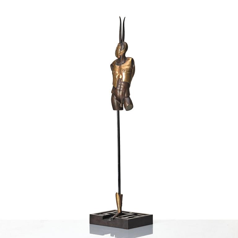 Paul Wunderlich, sculpture, copper, bronze and metal, Incised Wunderlich and numbered 448/2000.