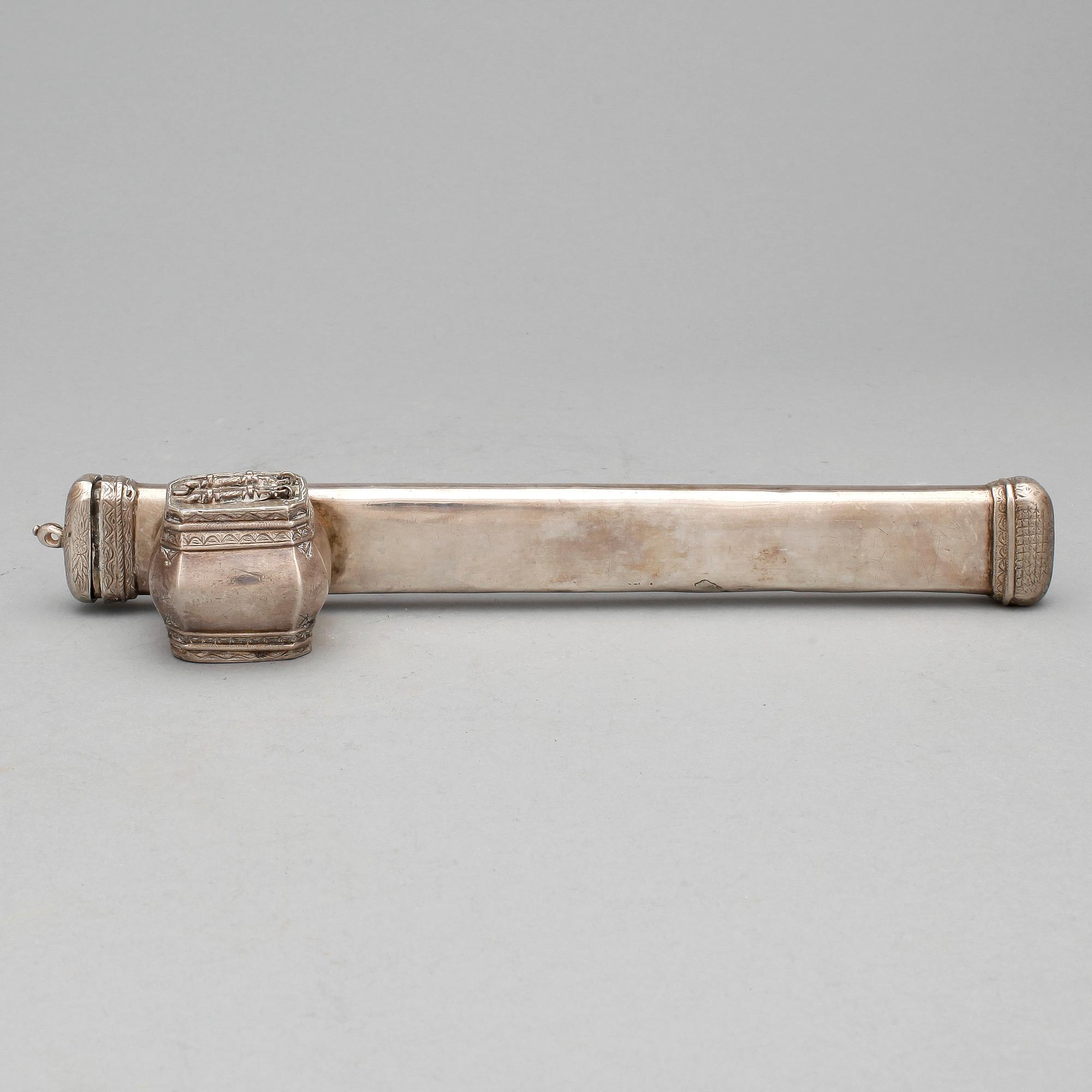 SKRIVDON, silver, ottomansk stil. Vikt ca 282 gram.