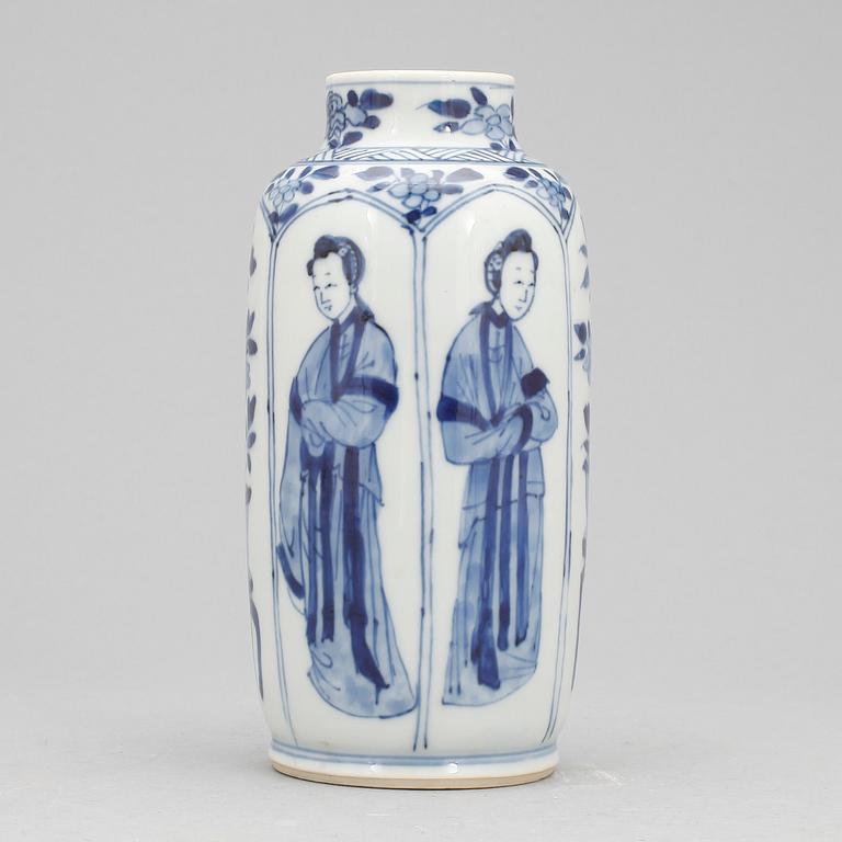 VAS, porslin, Qing dynastin (1644-1911).