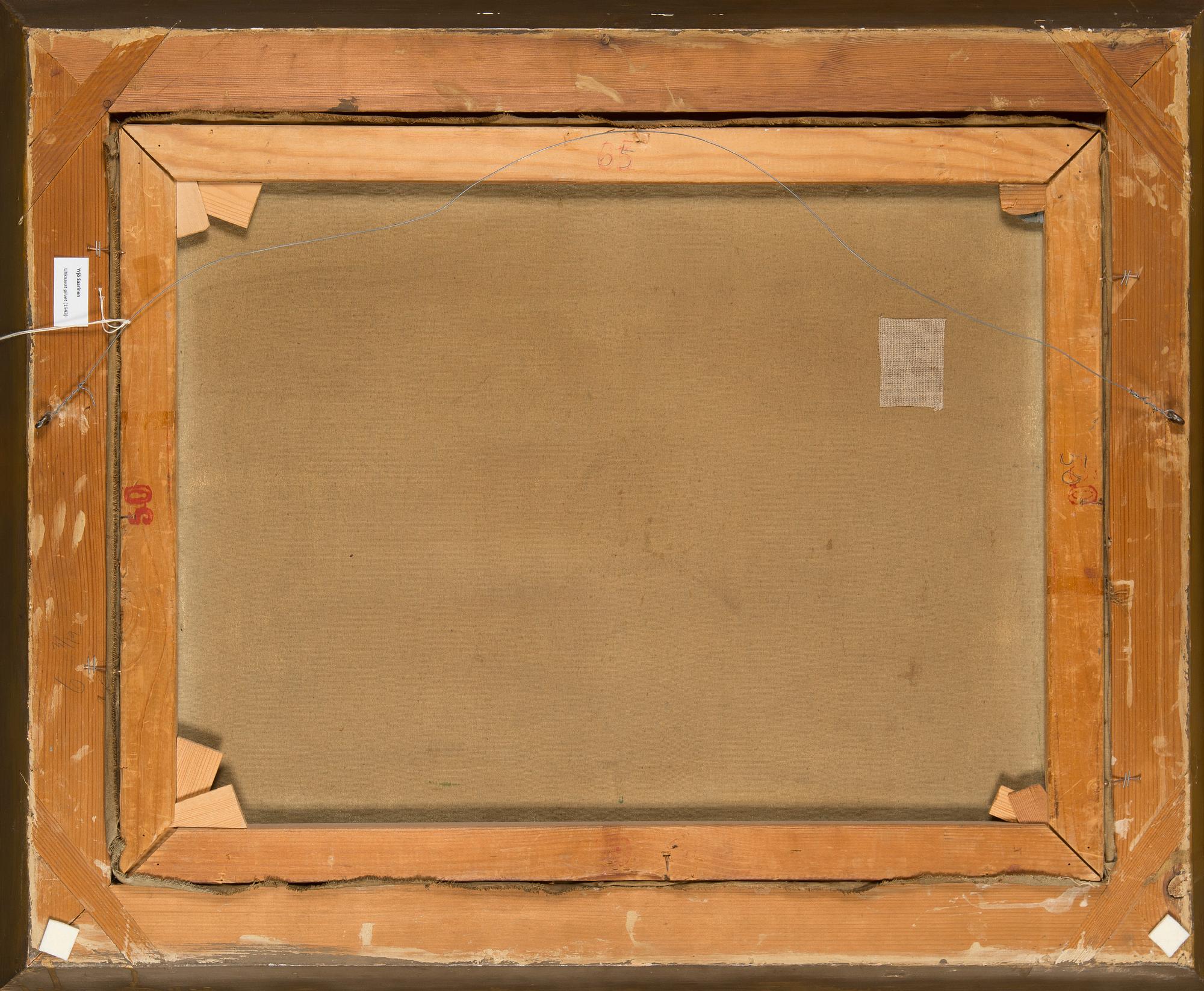 Yrjö Saarinen, Uhkaavat pilvet.