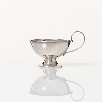 Punschkoppar, 8 st, silver, bl.a. K&EC, Göteborg 1965.