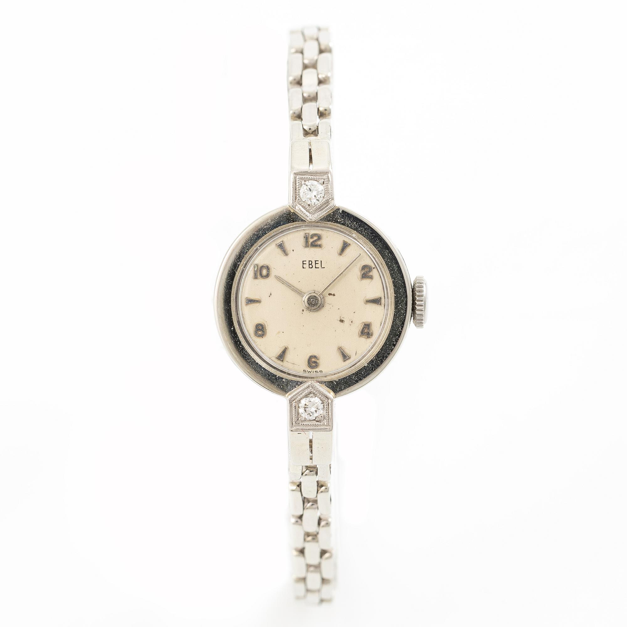 Ladies’ wristwatch, 18K gold/diamonds, 17.5 mm.