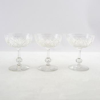 Champagne coupes 12 pcs first half of the 20th century.