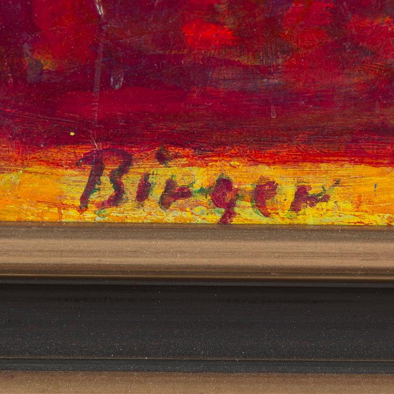 BIRGER BIRGER-ERICSON, oil on board, signed Birger.