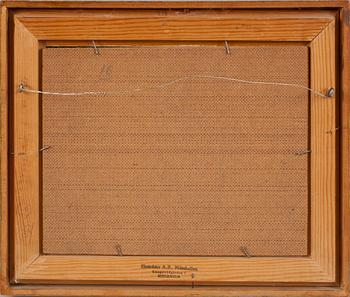 KNUT JANSON, olja på pannå. Sign och dat -49.