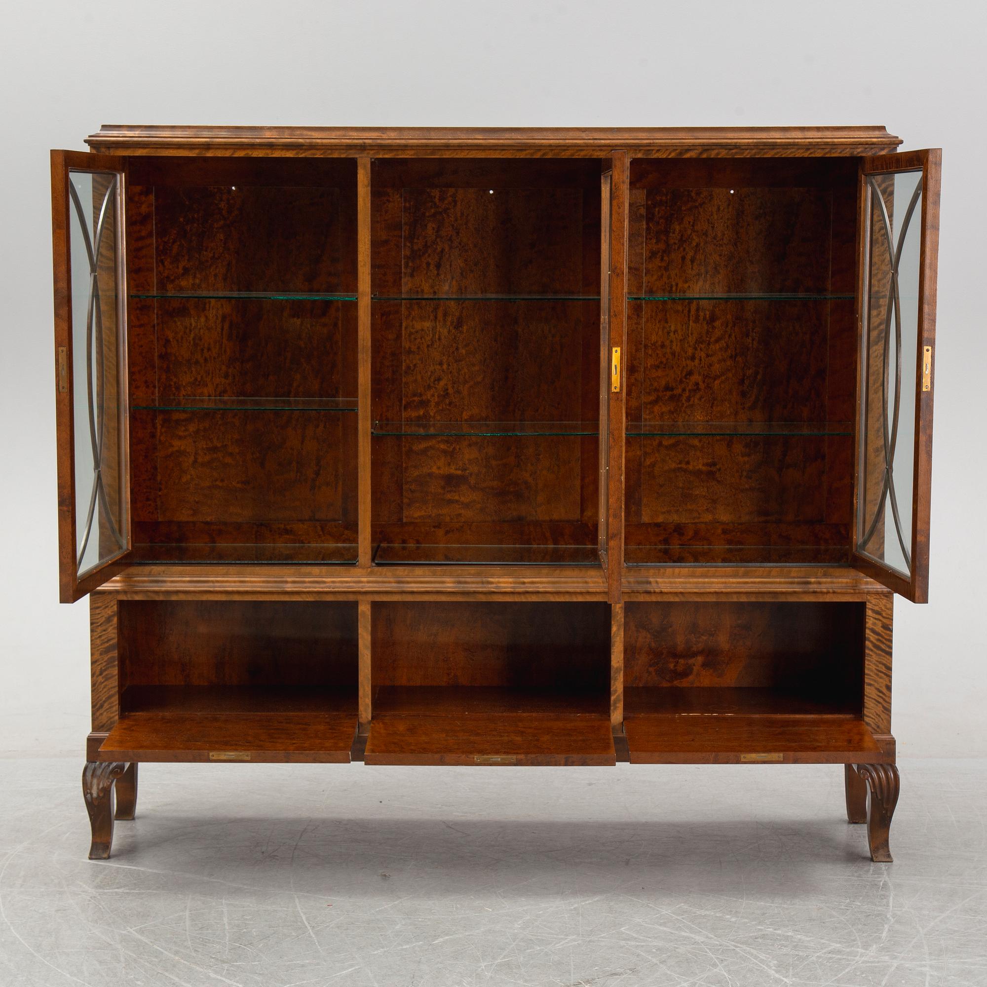 A Swedish Grace vitrine cabinet, first half of the 20th Century.