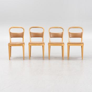 Axel Larsson, four chairs, 1950's.