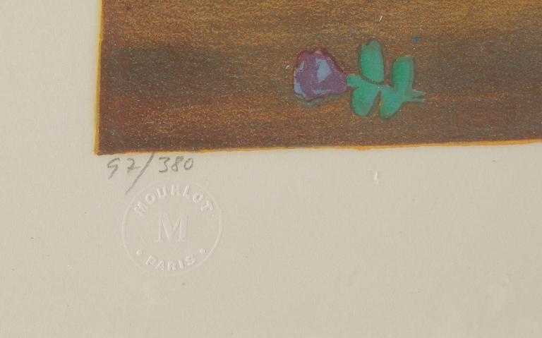 LENNART JIRLOW, färglitografi. Signerad och numrerad 97/380.