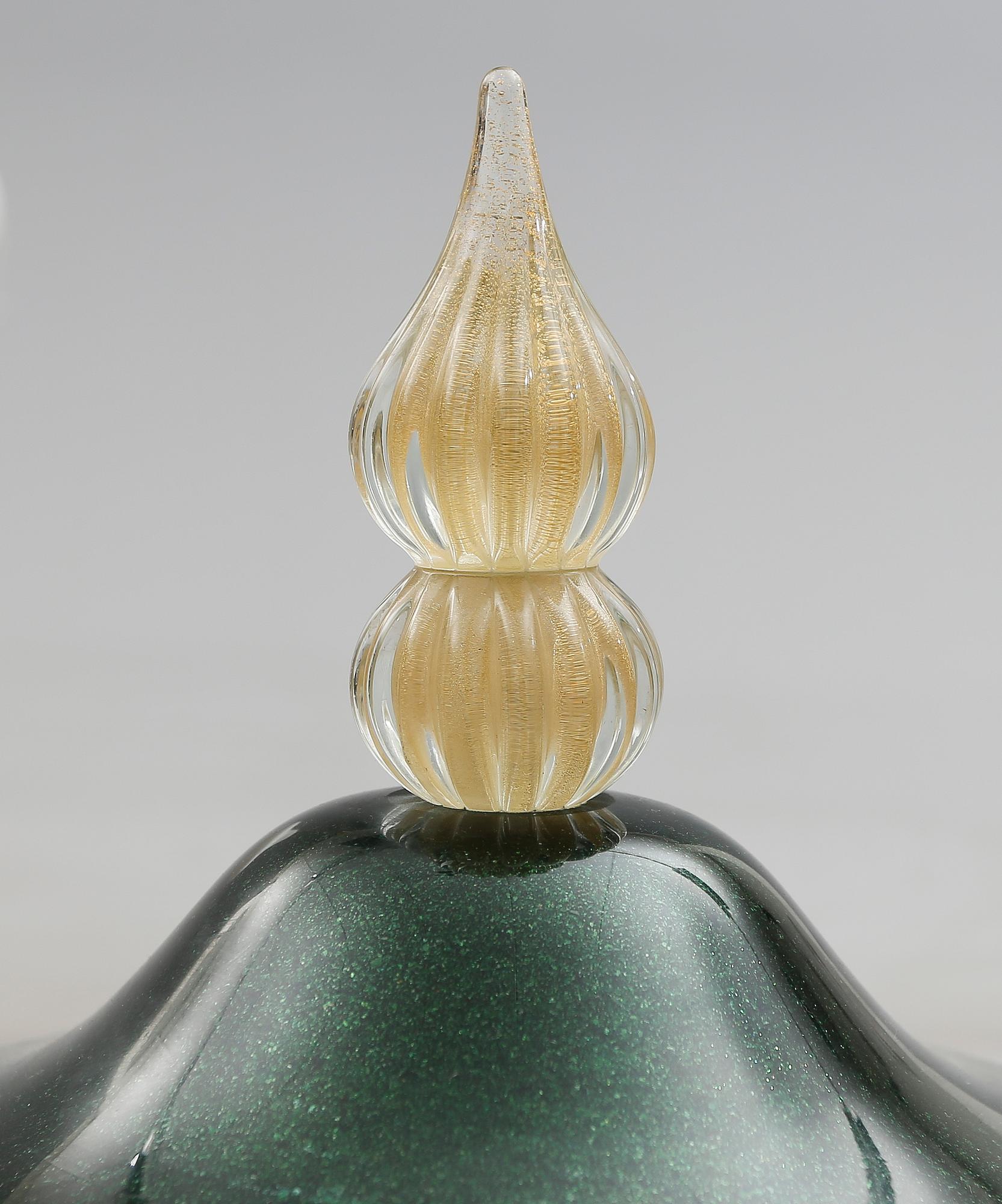 LOCKPOKAL, glas, Murano, 1900-tal.