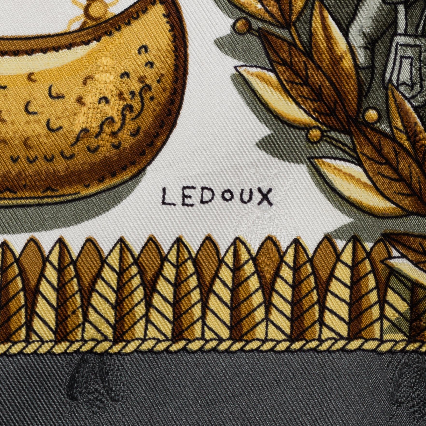 HERMÈS, a 'Napoléon' silk scarf.