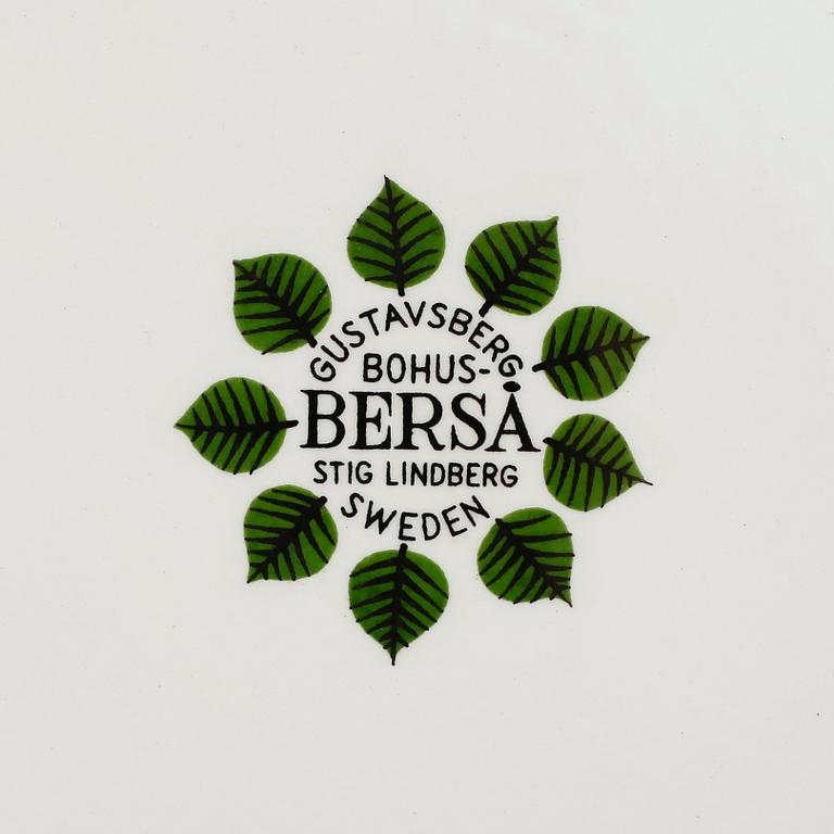 SERVISPORSLIN, 9 delar, porslin, "Berså", Stig Lindberg, Gustavsberg.