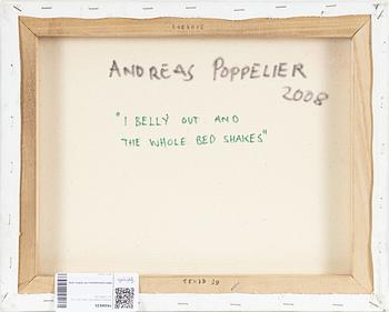 Andreas Poppelier, acrylic on canvas, signed and dated 2008 verso.