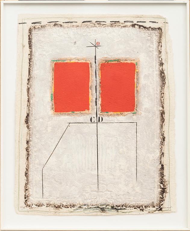 JAMES COIGNARD, 3 st. Etsning, carborundum, signerad och numrerad 56/75.